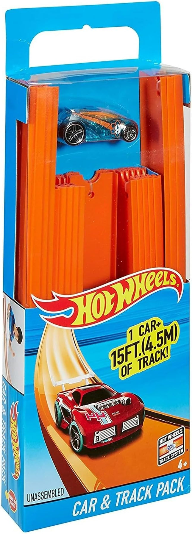 Hot Wheels Bht77 Hot Wheels Car And Track Pack