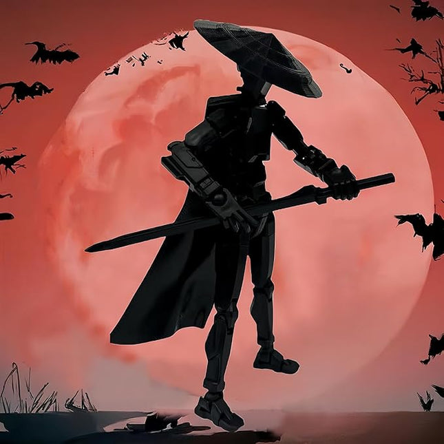 4 Packs Titan 13 Action Figure Set (Assembly Completed) 3D Printed Figure Dummy T13 Multi-Jointed Movable, Titan 13 Robot Action Figure, Christmas Birthday Valentine Classroom Students Gift