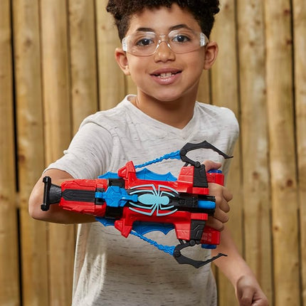 Marvel Spider-Man Spider Strike ‘N Splash Blaster, Super Hero Toys for Kids, Ages 5 and Up, Nerf Blaster for Kids, Water Blast Feature