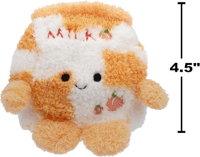BumBumz 4.5-inch MooBumz Plush 5-Pack - Palmer Peach Milk, Charlotte Cereal Milk, Oakley Oat Milk, Maximus Milk Milk, and Sylvia Sakura Milk - from The Makers of Original Squishmallows