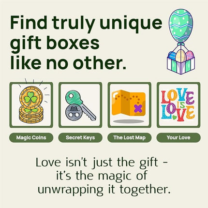 Egg-Shaped Maze Gift Box - Money Box for Cash Gifts, Puzzle Box for Boys & Girls, Easter Gift Box with Hidden Compartments, Easter Present for Birthdays & Special Occasions (Red-Green-Blue Gradient)