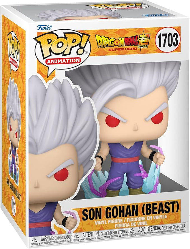 Funko Pop! Animation: Dragon Ball Super: Super Hero - Son Gohan (Beast) with Chase, (Style May Vary)