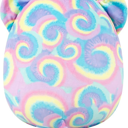 Squishmallows Original 12in Jonessa The Purple Psychedelic Tie-Dye Bear – Official Jazwares Plush (Medium-Sized)