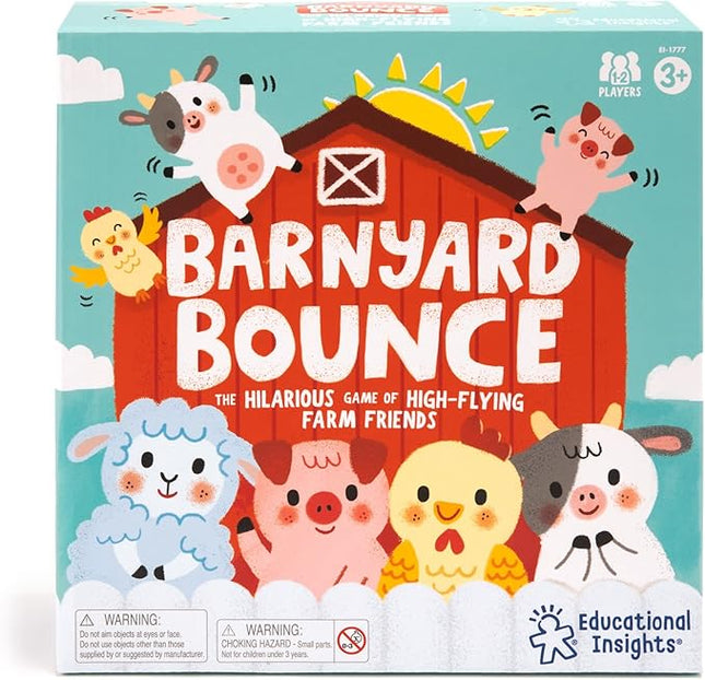 Educational Insights Barnyard Bounce Game, Preschool Memory & Matching Game, Easter Basket Stuffers for Kids, Gift for Boys & Girls Ages 3+