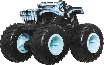 Hot Wheels Monster Trucks, 4-Pack of 1:64 Scale Toy Trucks, Set of 4 X-Ray-Themed Vehicles, Giant Wheels, Favorite Characters & Cool Designs