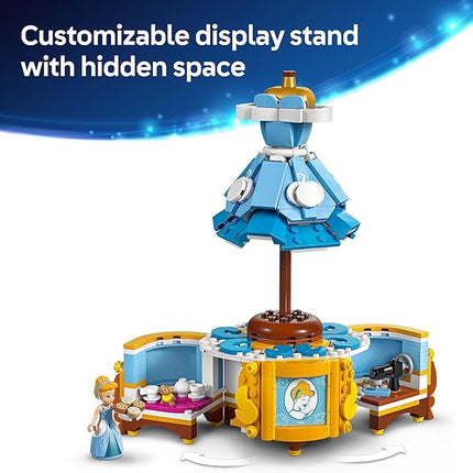 LEGO Disney Princess Cinderella’s Dress Kids Toy with Minidoll Character - Fun Building Toy for Girls and Boys Ages 9 and Up - Disney Gift Idea for Fans and Fashion Lovers - 43266