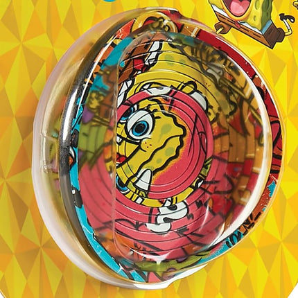 Spin Flip Puzzle: Spongebob Graffiti, 12 Rings, 3D Puzzle, Challenging, Fun, Interactive Brain Teaser for Kids and Adults, Stimulates Creativity