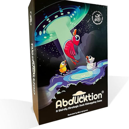 Abducktion - A weirdly Strategic Duck Kidnapping Game, 15-Minutes of Light Strategy of Ducks, a UFO, and Mind-Bending, Shape-Finding Logic!