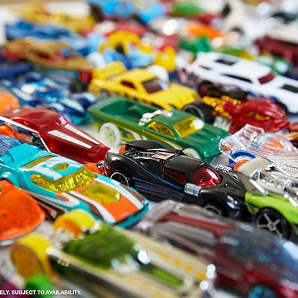 Hot Wheels Set of 50 Toy Trucks & Cars in 1:64 Scale, Individually Packaged Vehicles (Styles May Vary)