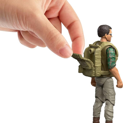 Mattel Jurassic World Rebirth Human & Dinosaur Figure Pack, Dr Henry Loomis & Pteranodon, Movie Accurate 3.75 Inch Scale, Posable Collectible