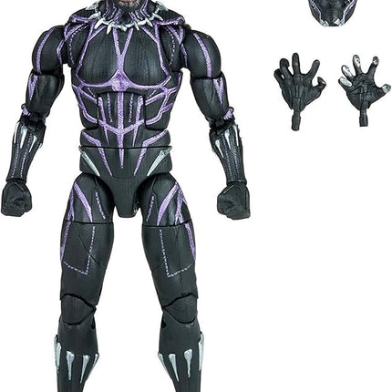 Marvel Legends Series Black Panther Legacy Collection Black Panther 6-inch Action Figure Collectible Toy, 3 Accessories