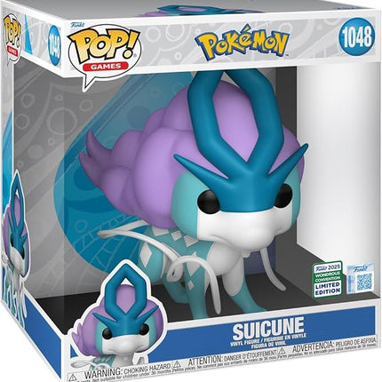 Funko Pop! Jumbo: Pokemon - Suicune - Amazon Exclusive - 2025 WonderCon Comic Con - Collectable Vinyl Figure - Gift Idea - Official Merchandise - Toys for Kids & Adults - Cartoon/Animation Fans