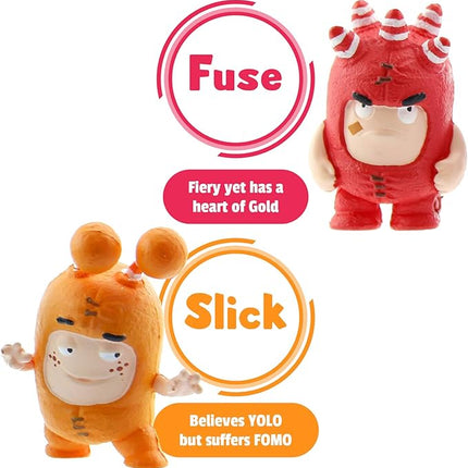 ODDBODS Toy Set of Mini Figurines for Preschool Kids (Ages 3+)