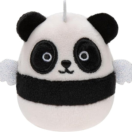 Squishville by Original Squishmallows Black and White Squad Plush - Six 2-Inch Squishmallows Plush Including Tajo, Kayce, Bambalina, Landi, Nathaniel, and Basma - Toys for Kids
