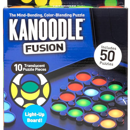Educational Insights Kanoodle Fusion Light-Up Puzzle Game for Kids, Teens, & Adults, Brain Teaser Puzzle Game Featuring 50 Challenges, Ages 7+