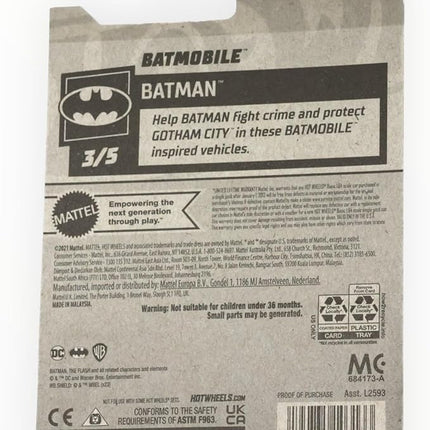 Hot Wheels Batmobile, Batman 3/5 [White] 103/250