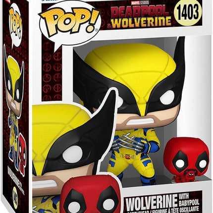 Funko POP! & Buddy: Deadpool & Wolverine - Wolverine with Babypool - Collectable Vinyl Figure - Gift Idea - Official Merchandise - for Kids & Adults - Movies Fans - Model Figure for Collectors