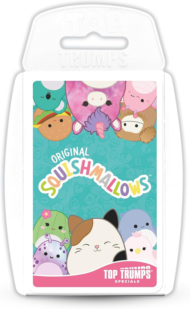 Top Trumps Card Game Squishmallows - Family Learning Games for Kids and Adults for 2+ Players - Kid War Games for Families for 6 Plus Kids