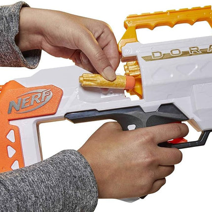 Nerf Ultra Dorado Motorised Blaster, Gold Accents, Fast-Back Loading, 12 Darts, Compatible Only Ultra Darts, 7.62 x 63.5 x 26.67 cm, F2017