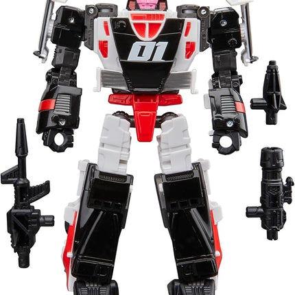 Transformers Age of The Primes Deluxe Class Decepticon Crasher, 5.5-inch Converting Action Figure, Robot Toys for Ages 8+