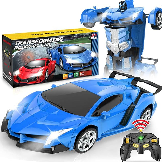 Dolanus Remote Control Car - Transform Robot RC Cars, Toys for Ages 5-7, Boys' Toys, Gifts for Boys & Kids