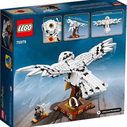 LEGO 75979 Harry Potter Hedwig Moving Wings Owl Building Toy Collectible Display Model