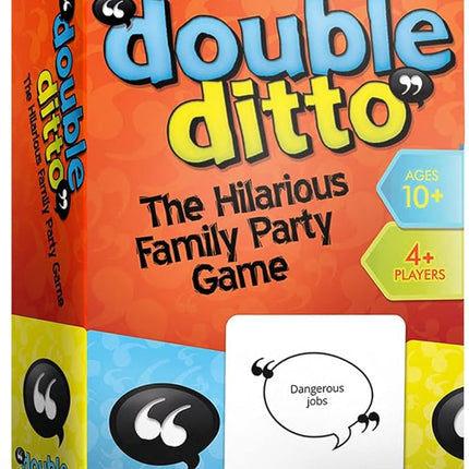 Inspiration Play Double Ditto - a Hilarious Award-Winning Family Party Game for 4-20 Players (Ages 8 and up)
