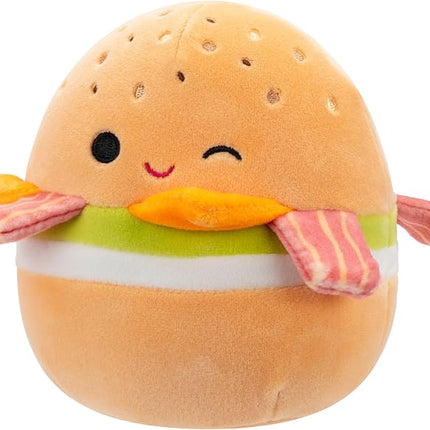 Squishmallows Original 5-Inch Geronimo Breakfast Bagel - Official Jazwares Plush