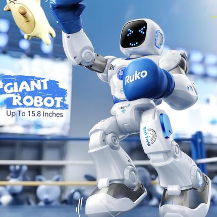 Ruko 1088 Smart Robots for Kids, Large Programmable Interactive RC Robot with Voice Control, APP Control, Present for 4 5 6 7 8 9 Years Old Kids Boys and Girls