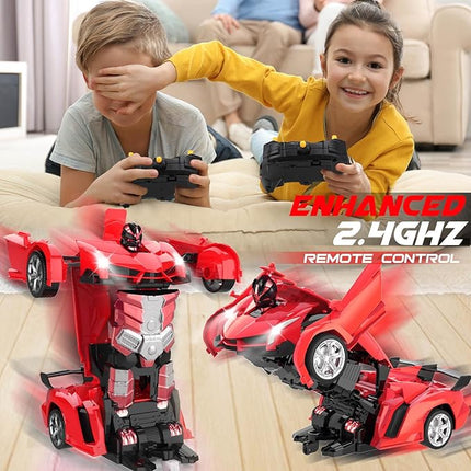 Dolanus Remote Control Car - Transform Robot RC Cars, Toys for Ages 5-7, Kids Toys, 4 Year Old Boy Toys, Toys for 3 4 5 6 7 8 10 12 Years Old Boy, Gifts for Boys Kids Toddlers Birthday