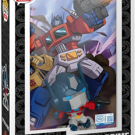 Funko Pop! Comic Cover: Transformers X Magic The Gathering - Optimus Prime - Collectable Vinyl Figure - Gift Idea - Official Merchandise - Toys for Kids & Adults - Cartoon Fans