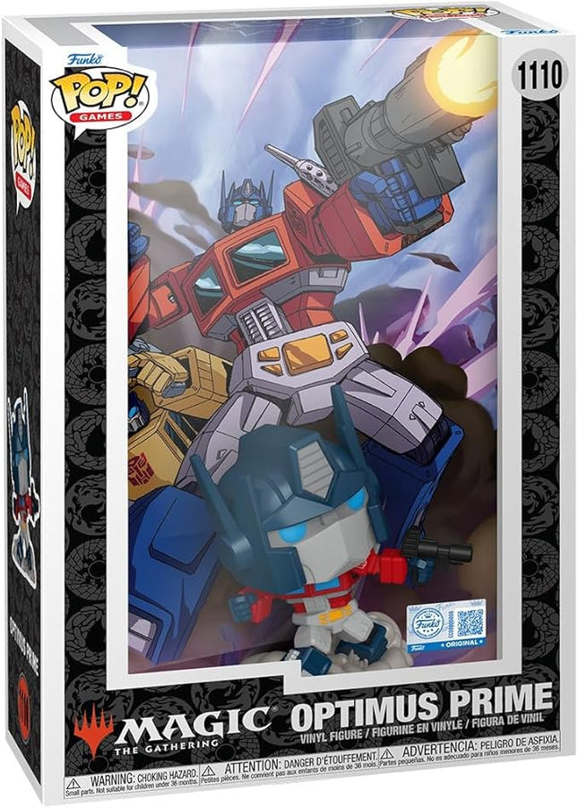 Funko Pop! Comic Cover: Transformers X Magic The Gathering - Optimus Prime - Collectable Vinyl Figure - Gift Idea - Official Merchandise - Toys for Kids & Adults - Cartoon Fans