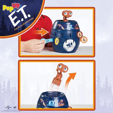 TOMY Pop Up E.T. Kids Game - Preschool and Kids Games for Family Game Night - Winter Break Activities and E.T. Toys - Girls and Boys Games - 2-4 Players - Ages 4 Years and Up