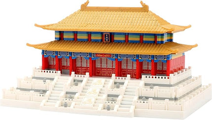 Chinese Architecture Micro Building Blocks Set Hall of Supreme Harmony Collection Model for Display 2166PCS Creative Toy Building Sets for Adults and Age 14+