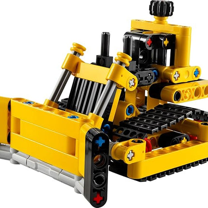 LEGO Technic Heavy-Duty Bulldozer Building Set, Kids’ Construction Toy, Vehicle Gift for Boys and Girls Ages 7 and Up, 42163