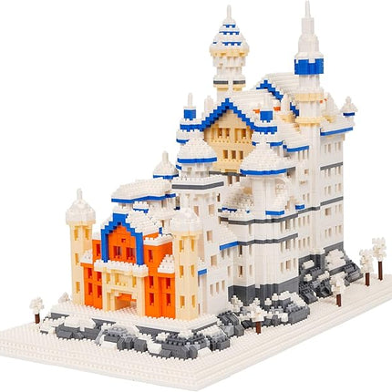 Building Block Set, Famous World Architecture Model Micro Building Blocks Neuschwanstein Castle Creative Building Blocks 4200 PCS