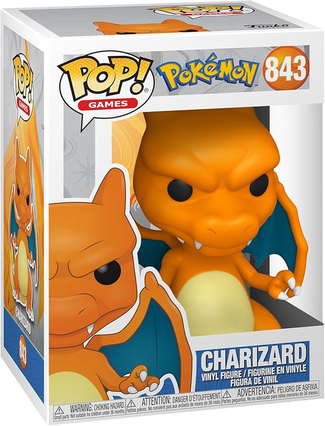 Funko Pop Games: Pokemon - Charizard 3.75 Inches - Collectable Vinyl Figure - Gift Idea - Official Merchandise - Toys for Kids & Adults - Video Games Fans - Model Figure for Collectors and Display
