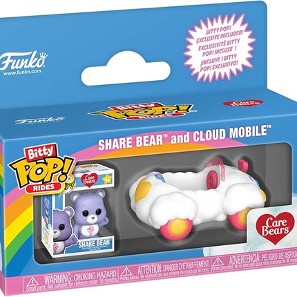 Funko Pop! Bitty Ride: Care Bears - Share Bear with Cloud Mobile