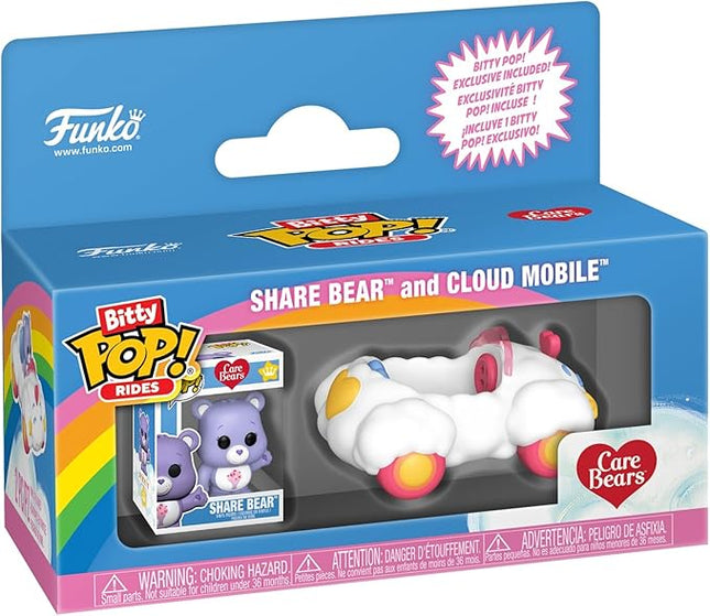 Funko Pop! Bitty Ride: Care Bears - Share Bear with Cloud Mobile