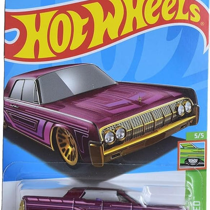 Mattel Hot Wheels '64 Lincoln Continental, HW Slammed 5/5 [Pink] 246/250