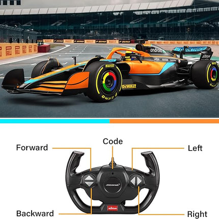 Voltz Toys Authentic Licensed 1:12 McLaren F1 MCL36 Remote Control Car - F1 Collection RC car Series for Kids and Adults - 2.4GHz RC Car for Gift (1:12 McLaren F1 MCL36)