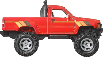 Hot Wheels Premium Car Culture Collectible Toy Car, 1:64 Scale Die-Cast 1987 Toyota Pickup Truck, Off Road Vehicle with Real Riders Tires