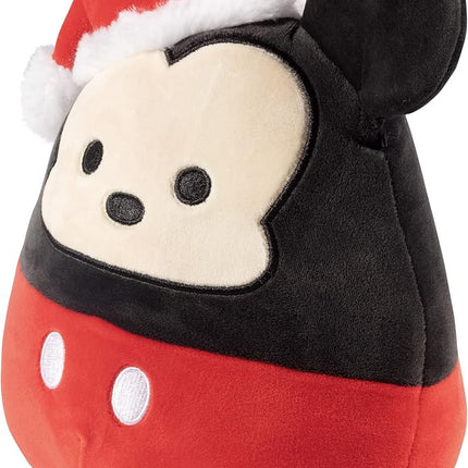 Squishmallows Original 8-Inch Mickey Mouse - Official Jazwares Disney Christmas Plush - Collectible Soft & Squishy Stuffed Animal Toy - Gift for Kids, Girls & Boys