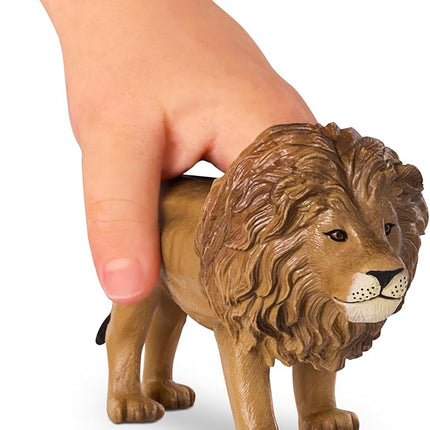 Terra by Battat – Realistic Jungle Animal Figurines, Plastic Lion, Tiger & Gorilla Toys – Collectible Animal Toys for Kids & Toddlers, Pretend Play, Educational Toy 3+ Years