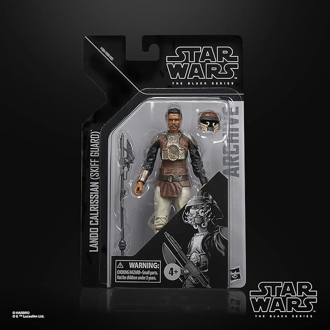STAR WARS The Black Series Archive Lando Calrissian (Skiff Guard) Toy 6-Inch-Scale Return of The Jedi Collectible Action Figure, (F4364)