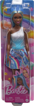 Barbie Unicorn Doll with Blue Fantasy Hair, Ombre Outfit & Themed Accessories Including Headband & Tail