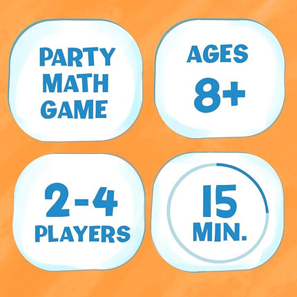 Melon Rind Jump 6, Math Game for Kids Learning Multiples of 6, Lively, Fun Card Game, Quick Activity for Boosting Math Confidence, Ages 8+