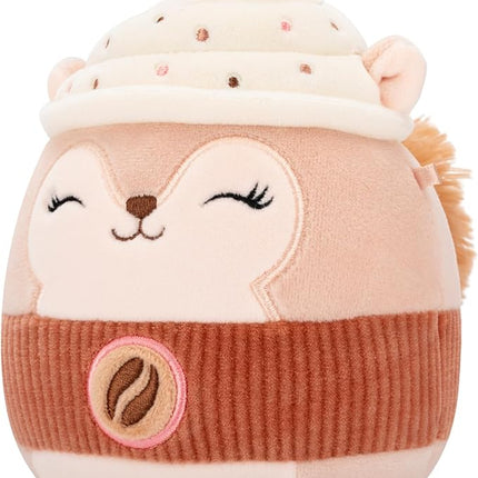 Squishmallows Original 5in Reza The Latte Squirrel – Official Jazwares Plush (Little)