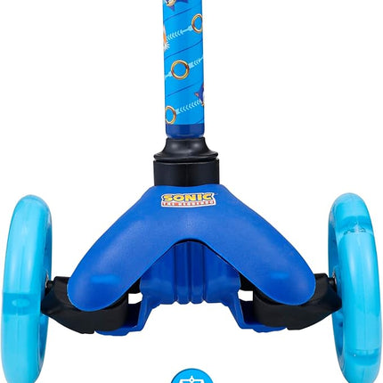 Voyager - Self Balancing Kick Scooter with Light Up Wheels, Extra Wide Deck, 3 Wheel Platform, Foot Activated Brake, 75 lbs Limit, Kids & Toddlers Girls or Boys, for Ages 3 and Up