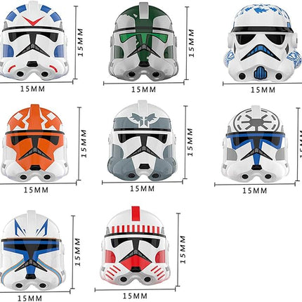 Military Minifigures Weapon Armor Kit for Star War Army Weapons and Accessories Set Compatile with Major Building Block Brand - 52pcs